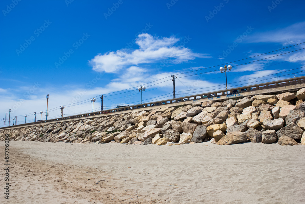 stone wall with an old fasion