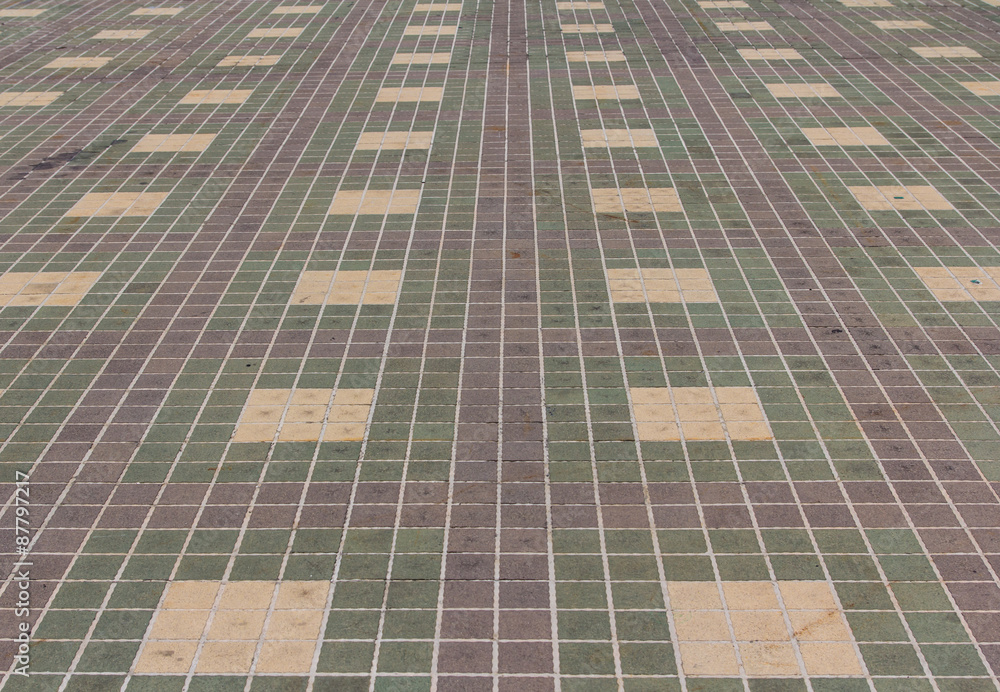 Fototapeta premium colored pavement