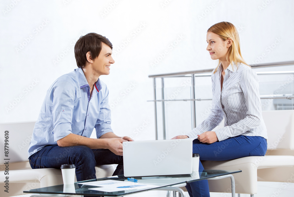 Fototapeta premium Cooperate for productive work