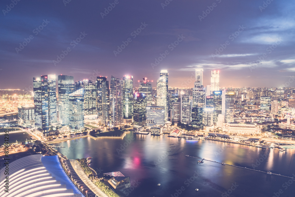 Singapore skyline