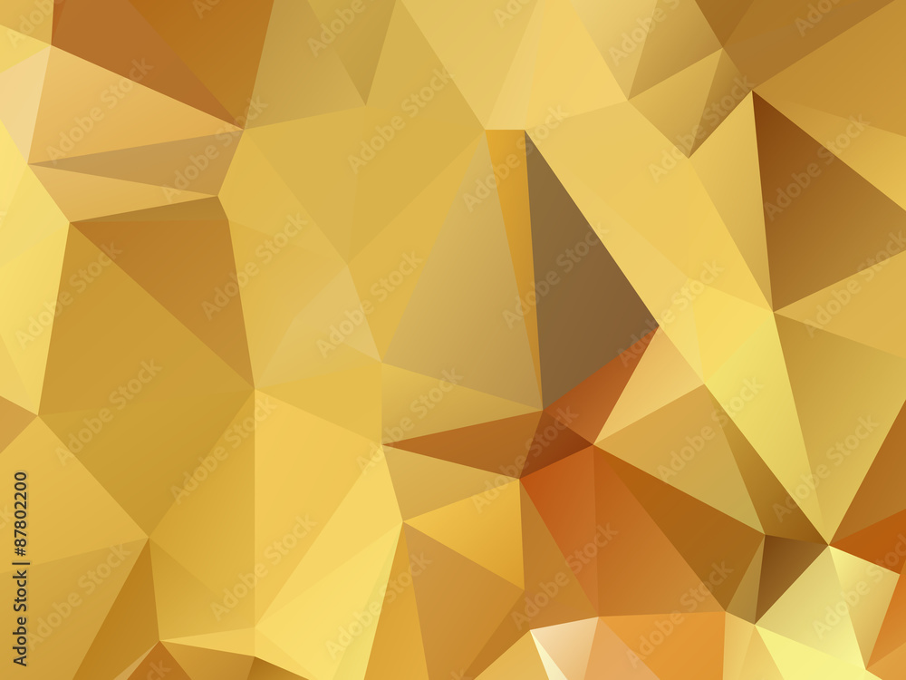 Gold Vector Background Triangular Gold Vector Background Triangular