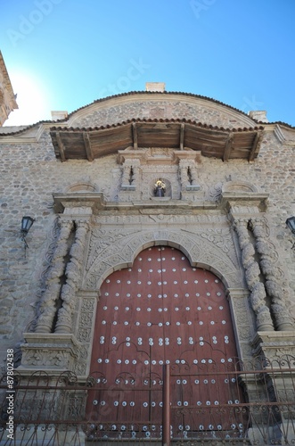 Gate of the temple in Potosi