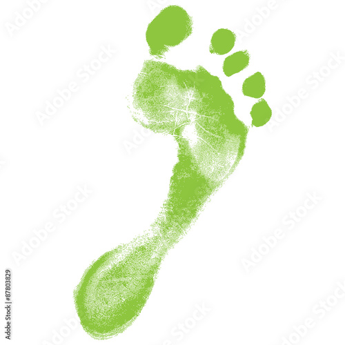 footprint - isolated on white background