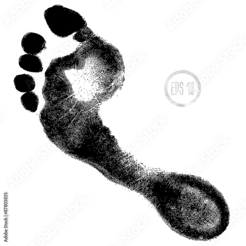 footprint - isolated on white background