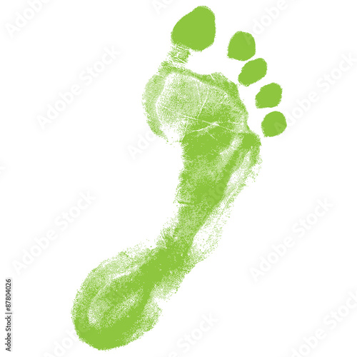 footprint - isolated on white background