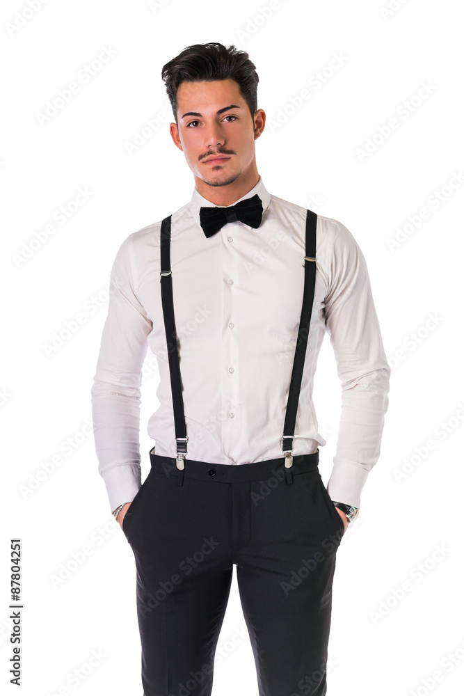 Handsome elegant young man with business suit Handsome elegant young man with business suit