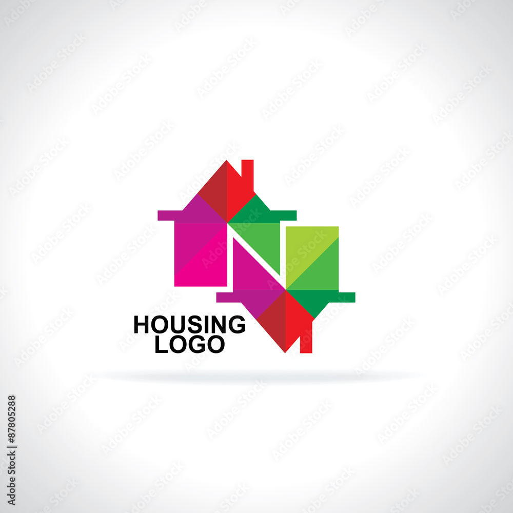 creative home symbol vector illustration 