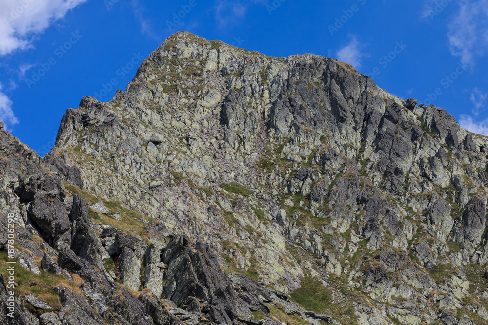 The Negoiu Peak. Fagaras Mountains, Romania