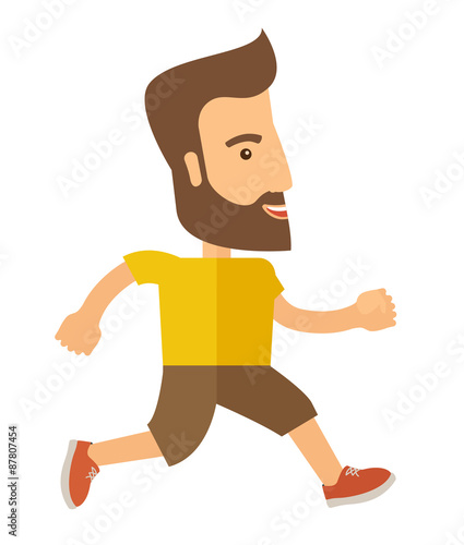 Man do jogging