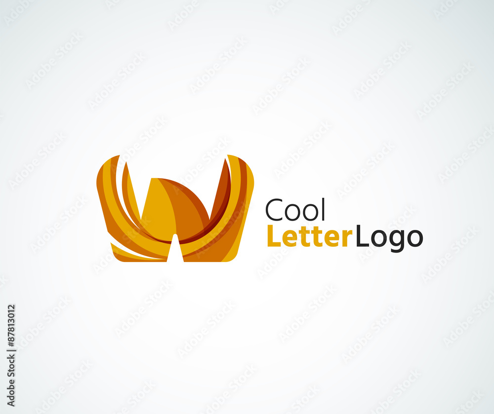 Obraz premium Vector letter logo