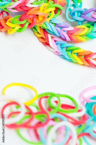 Bracelets made of gum