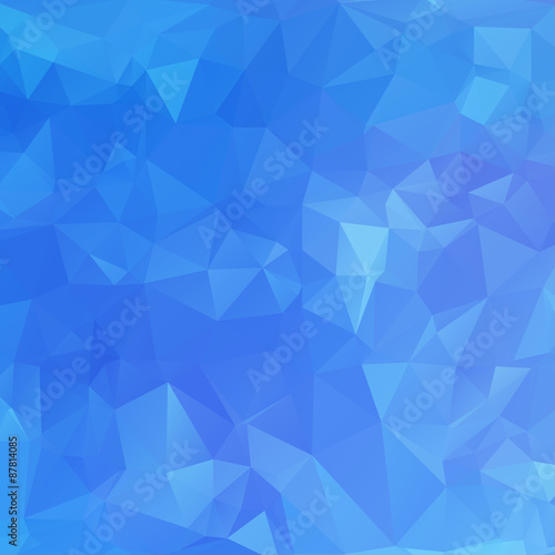 Abstract triangle blue texture