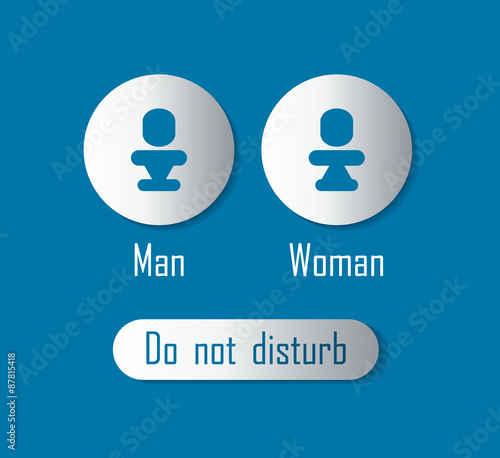 Señaléticas para baños.