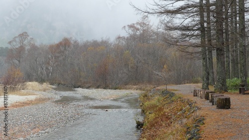 The View from Kappabashi Bridge. This image was taken in Kamikochi, Nagano Prefecture, Japan
 photo