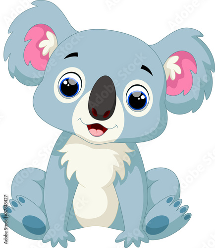 Cute koala cartoon