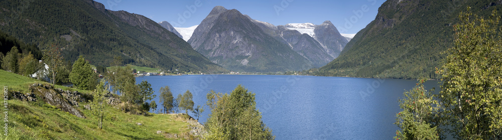 Naklejka premium Fjaerlandsfjord, Norwegen