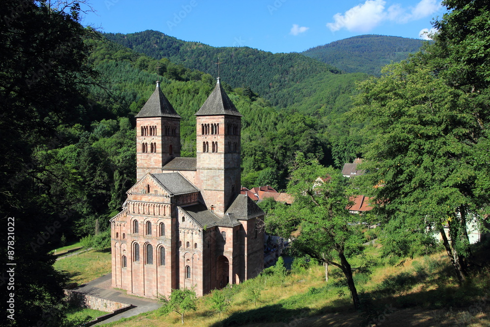 Abbaye de Murbach en Alsace