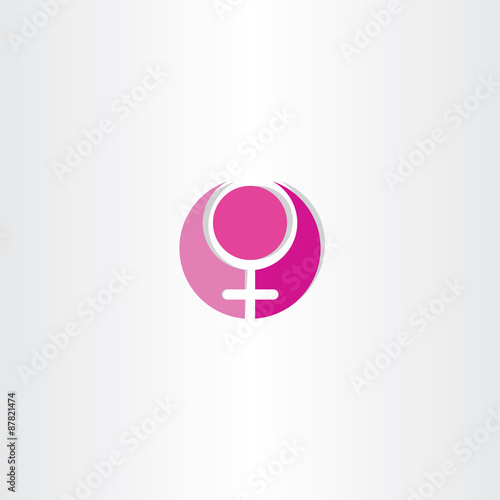 female gender symbol design