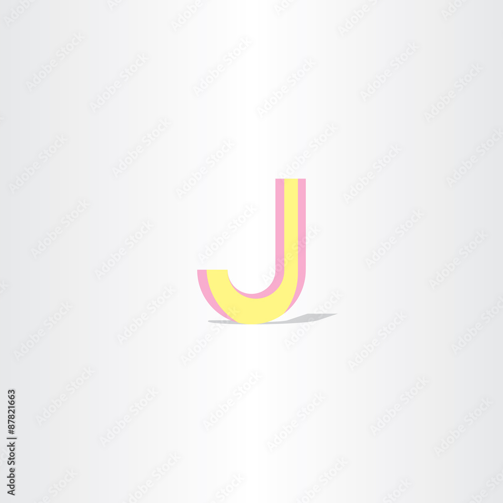 logo letter j yellow symbol design element logo letter j yellow symbol design element