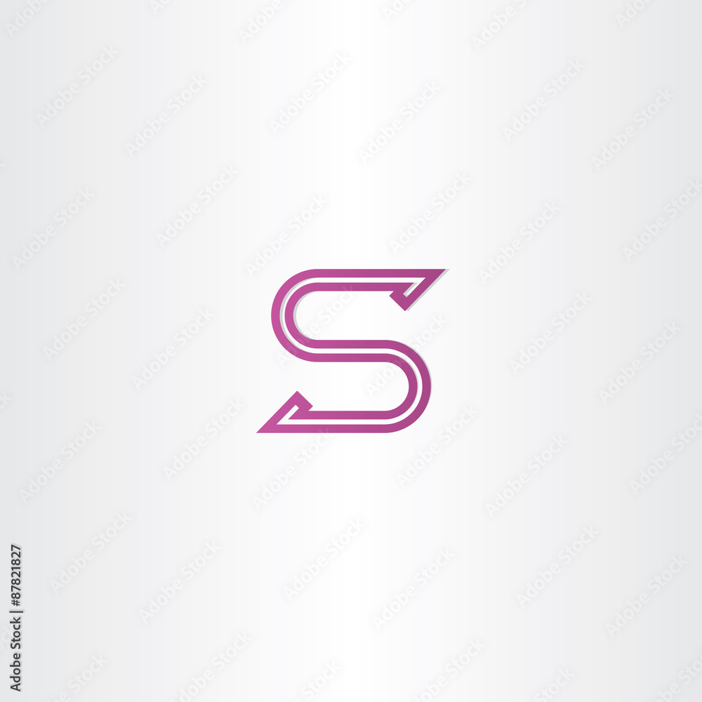 purple letter s logo element purple letter s logo element