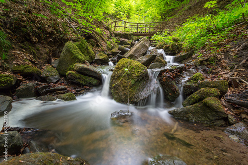 Waterfall in forest