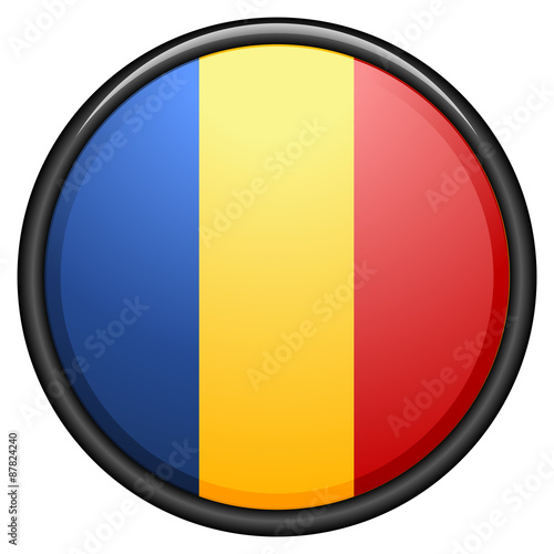 Romania button photo