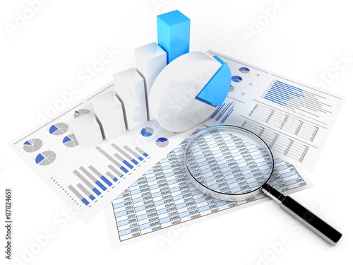 business graph and chart