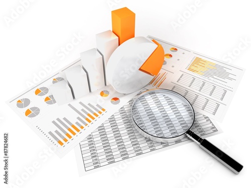 business graph and chart