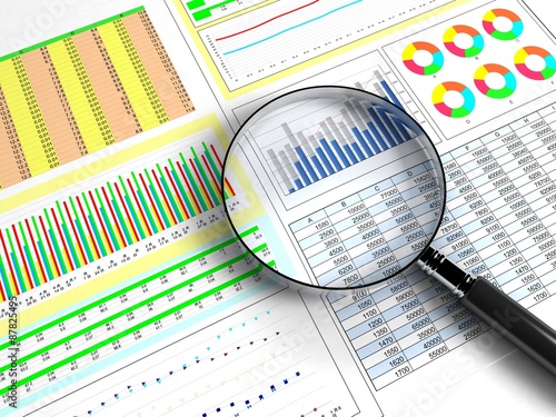 business graph and chart