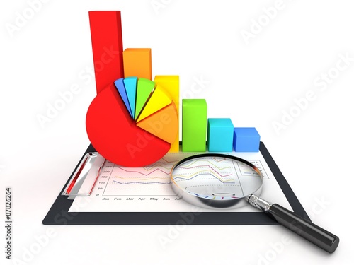 business graph and chart