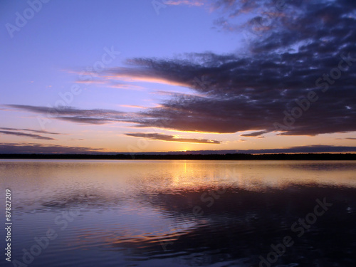 Dawn on the lake