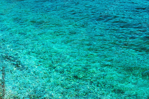 Fantastic sea background. Mediterranean Sea, Montenegro, Europe