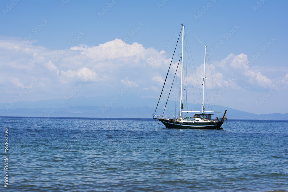 Boat in the sea