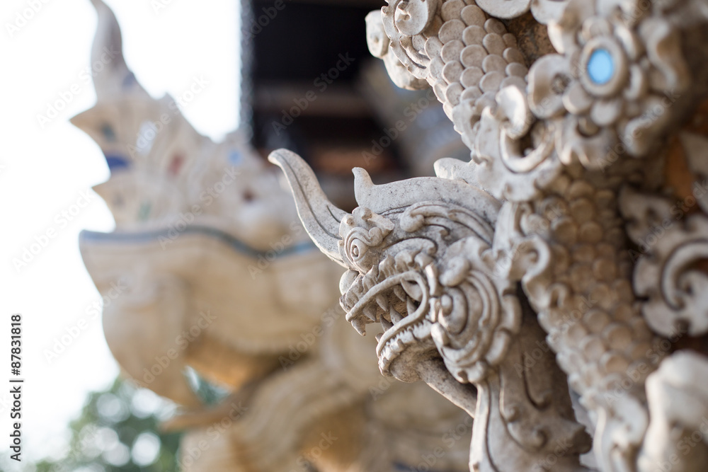 Fototapeta premium Drache aus Stein