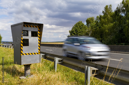 Automatic speed camera