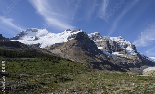 Mount Athabasca and Mount Andromeda