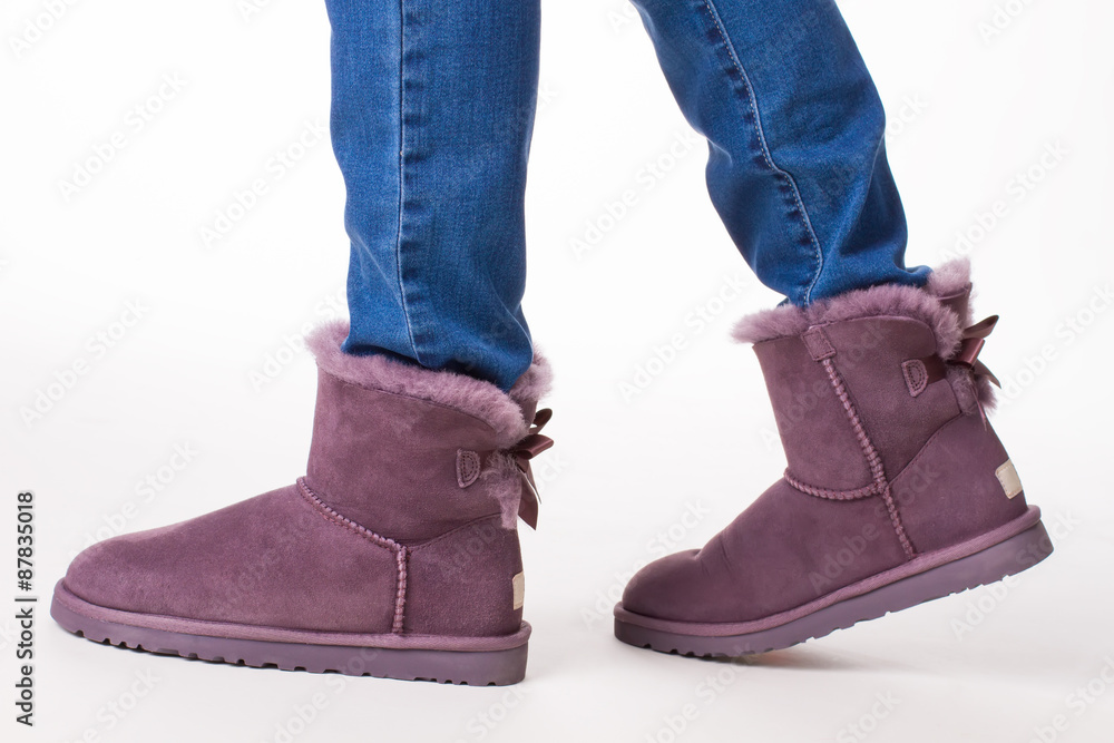 Trendy winter boots.