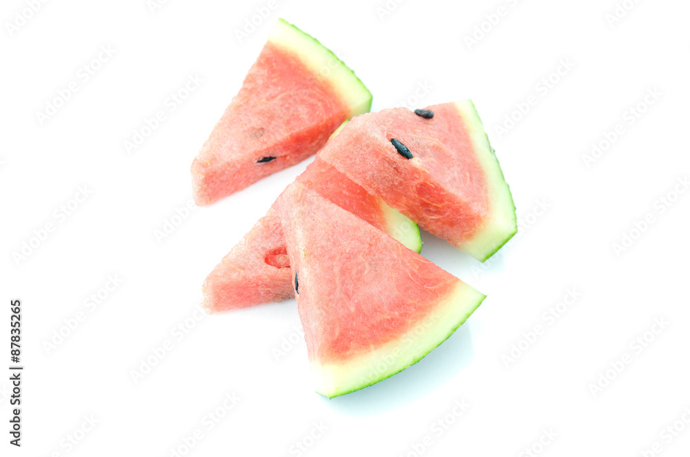 Slice Watermelon on white background Slice Watermelon on white background