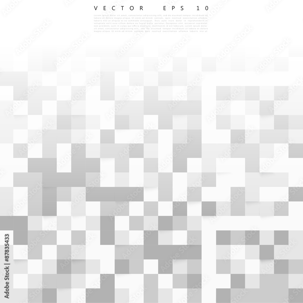 Vector Abstract geometric shape from gray cubes. Vector Abstract geometric shape from gray cubes.