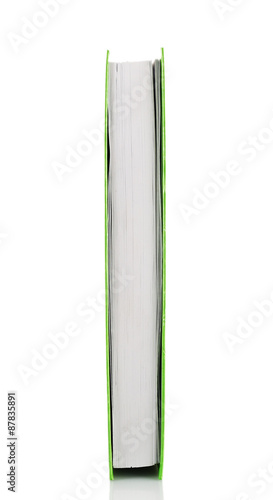 Single book isolated on white