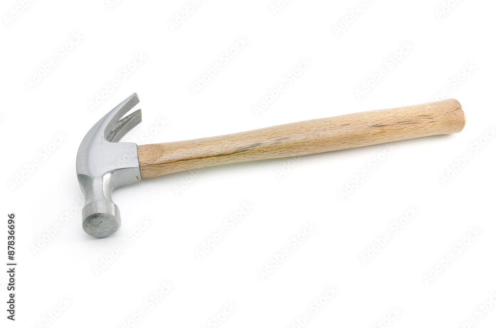 Hammer isolated on white background Hammer isolated on white background