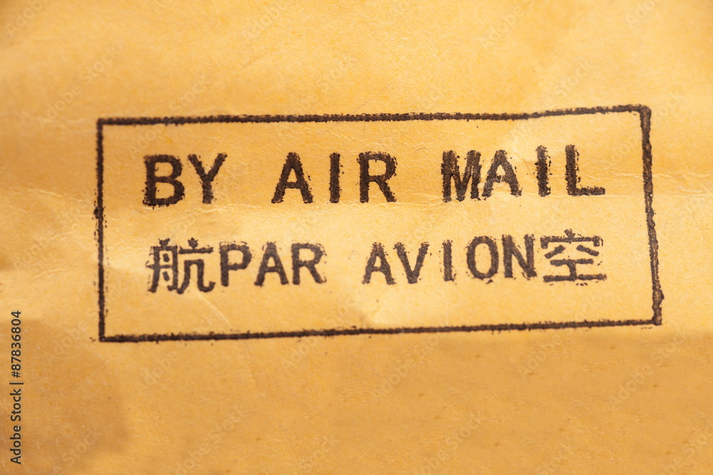 By Air Mail Sticker