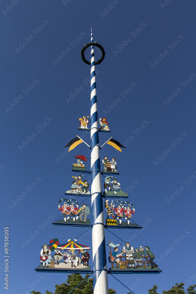 Viktualienmarkt in Munich, Bavaria, Germany, 2015 StockFoto Adobe Stock