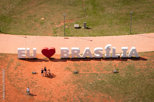 I Love Brasilia Monument