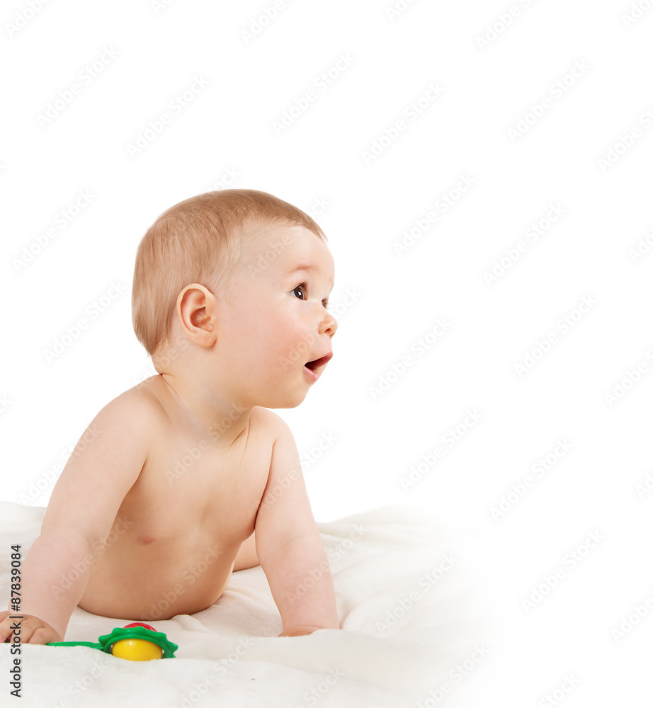 Baby isolated on white background Baby isolated on white background