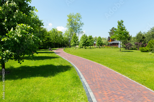 Pavement in the park