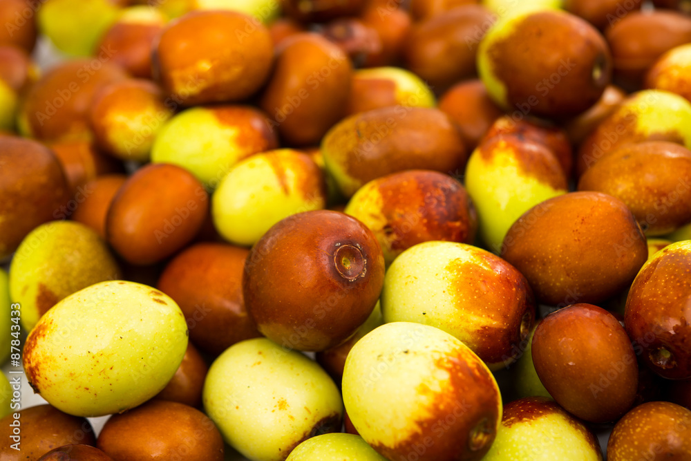 chinese jujubes isolated chinese jujubes isolated