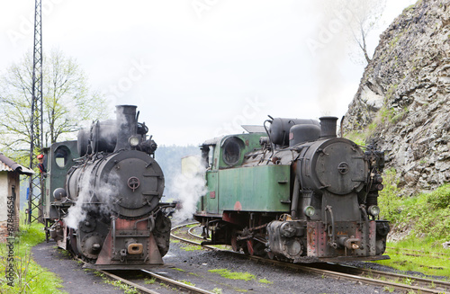 steam locomotives, Oskova, Bosnia and Hercegovina