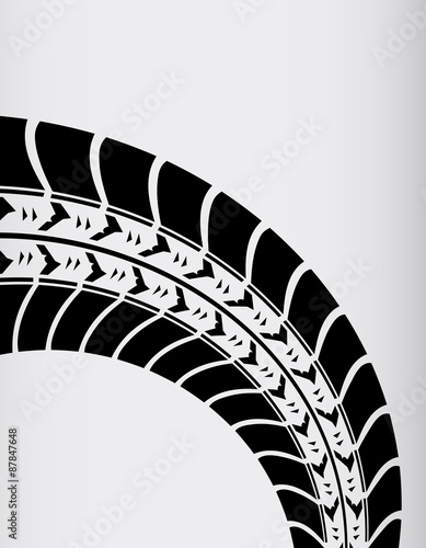 tire track background