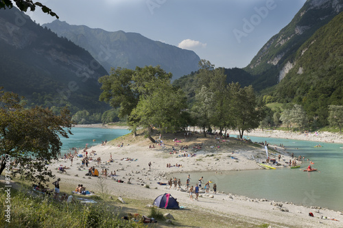 Obraz na płótnie lago di Tenno, Trentino w salonie